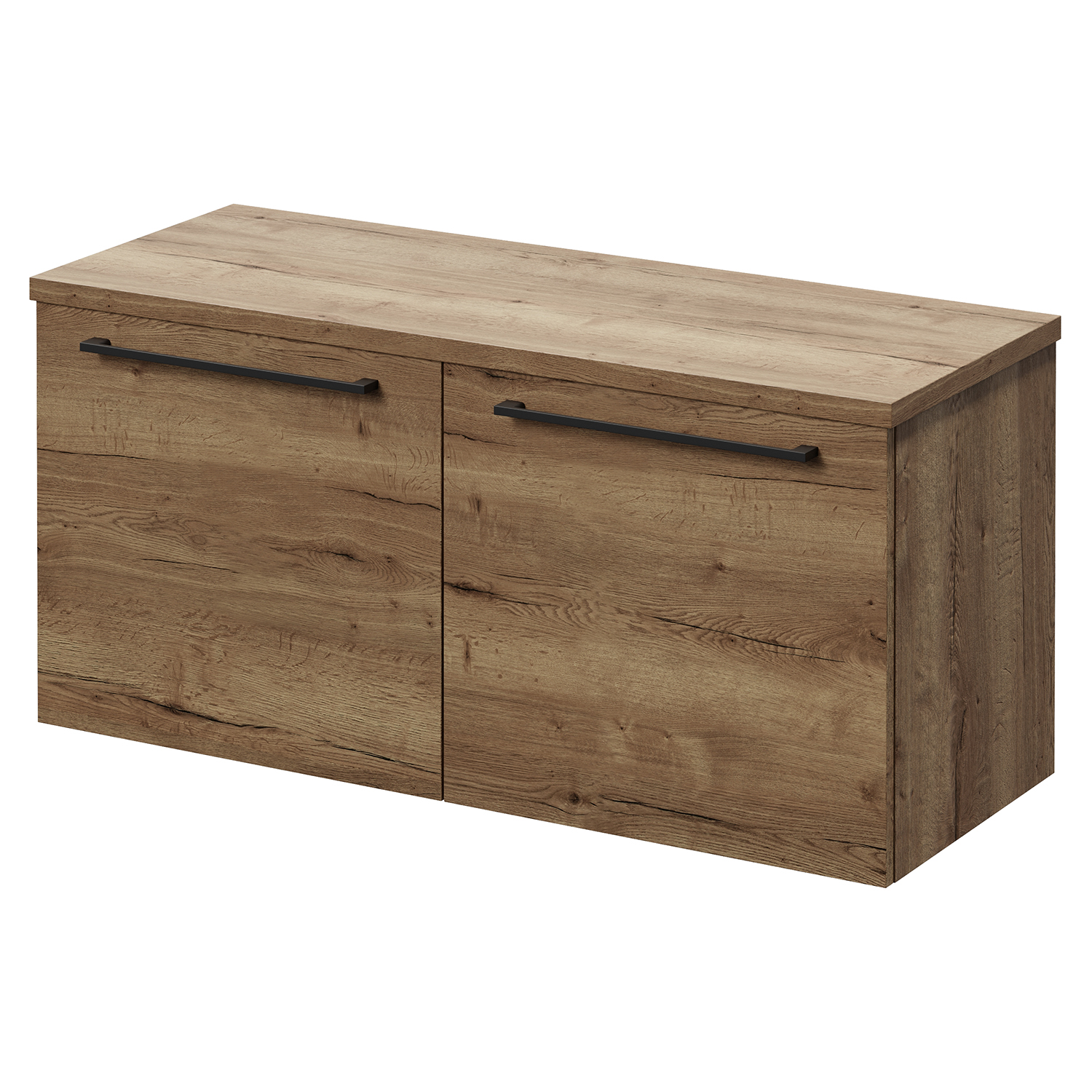 Napoli 390 Wall Mounted 2 Drawer Vanity Unit for Countertop Basins