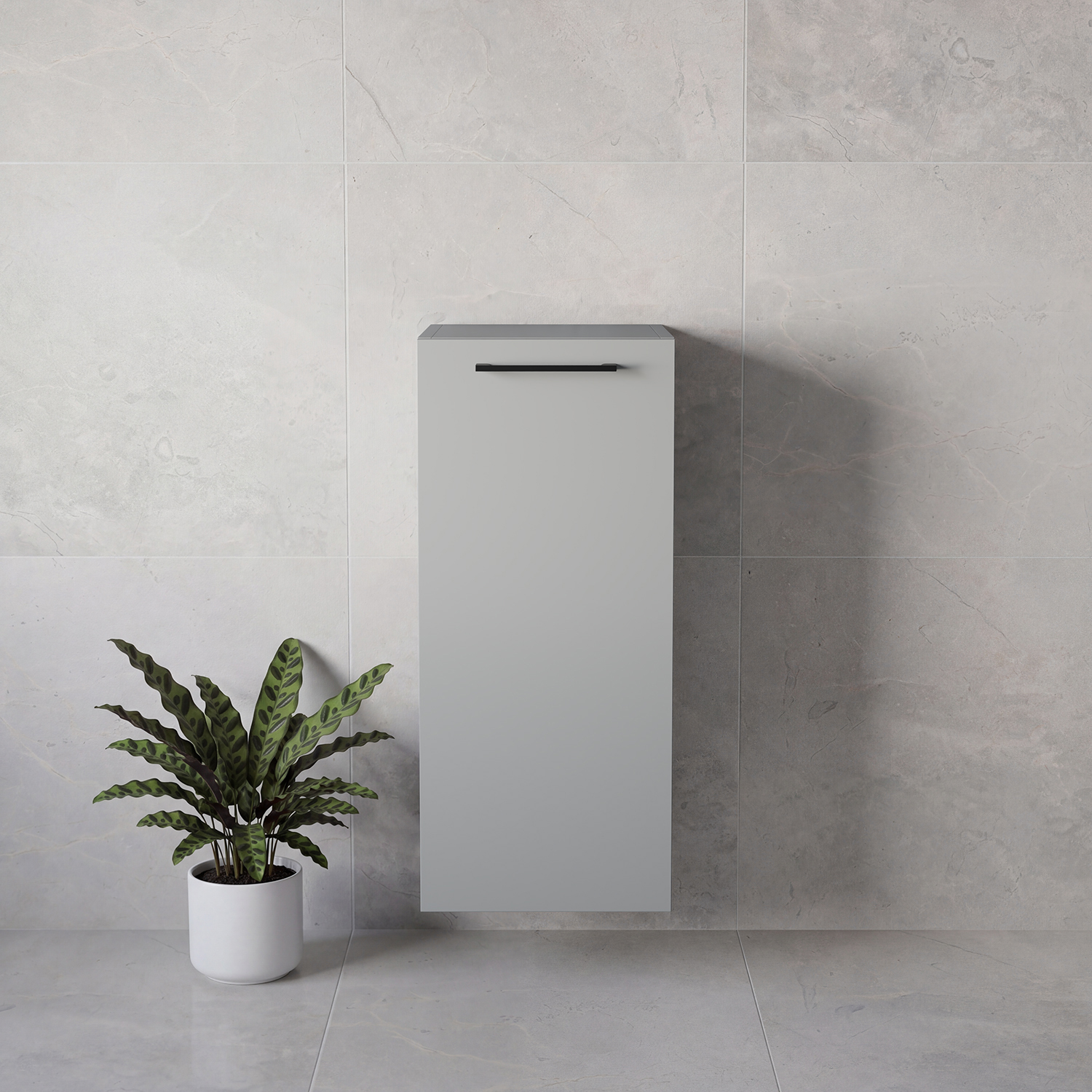 Napoli Wall Mounted Single Door Side Cabinet