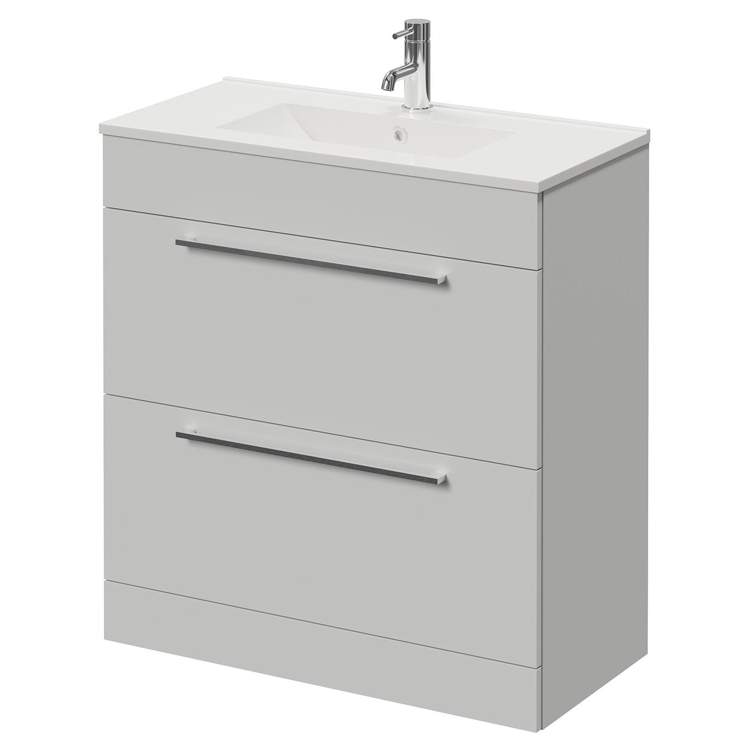 Napoli 390 2 Drawer Vanity Unit with Angel Basin