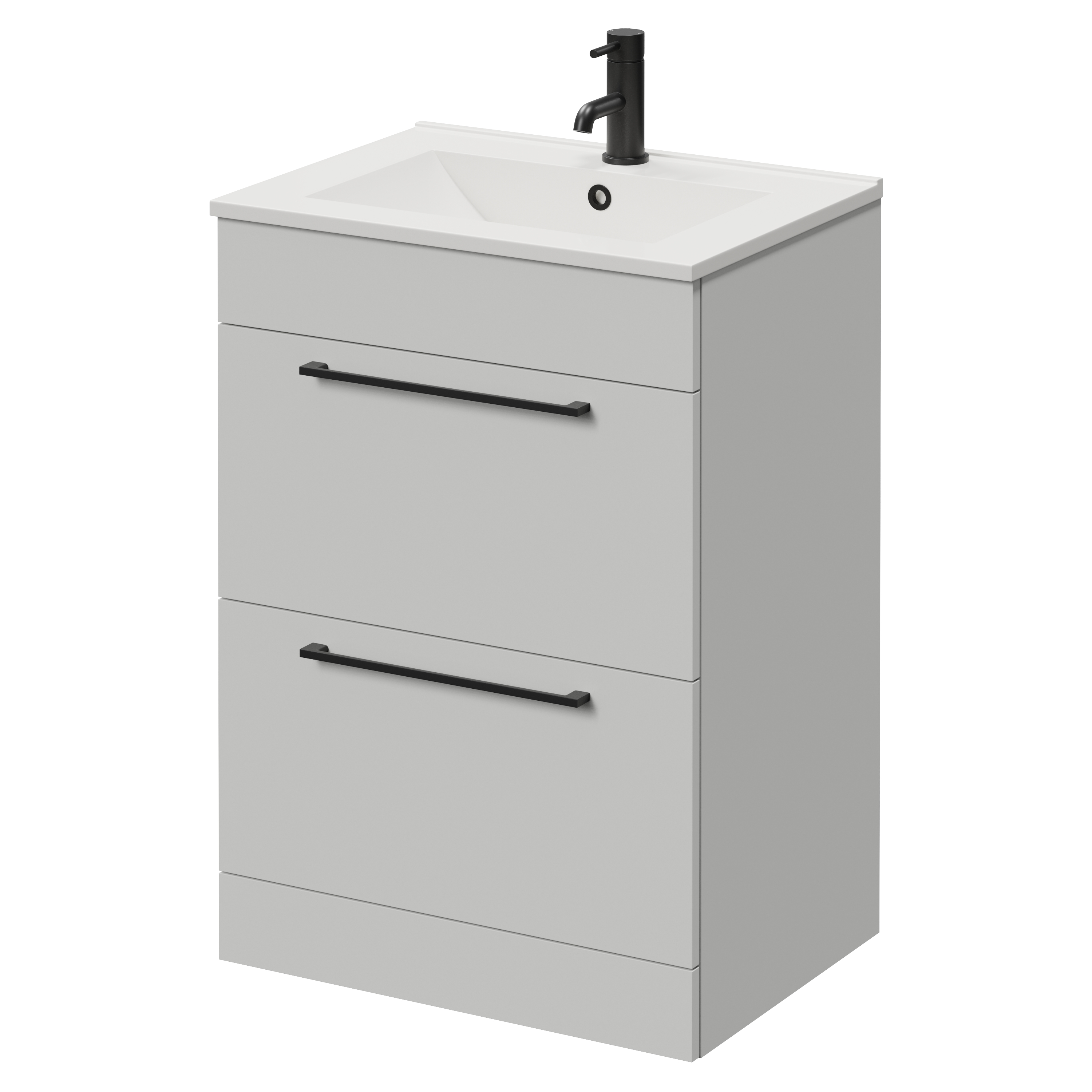 Napoli 460 2 Drawer Vanity Unit with Angel Basin