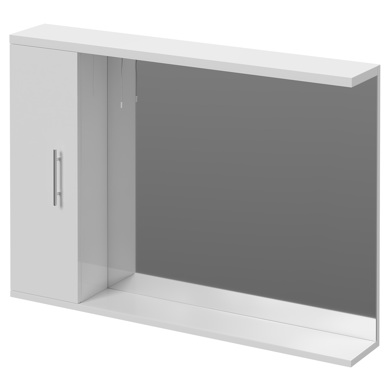 Alexander James Downlit Vanity Mirror with Storage