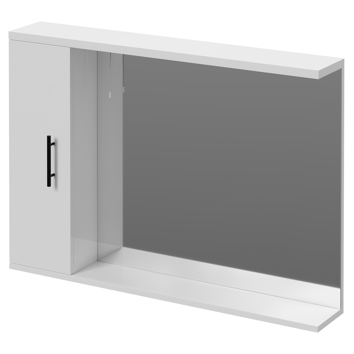 Alexander James Downlit Vanity Mirror with Storage