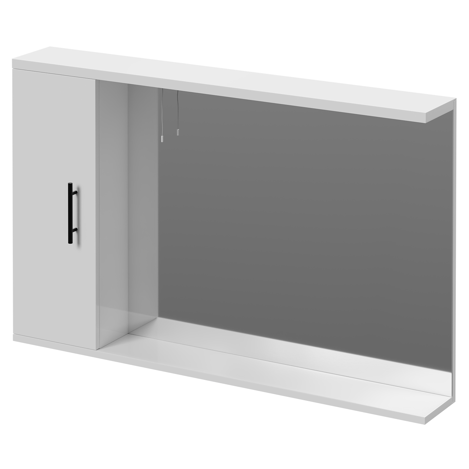 Alexander James Downlit Vanity Mirror with Storage