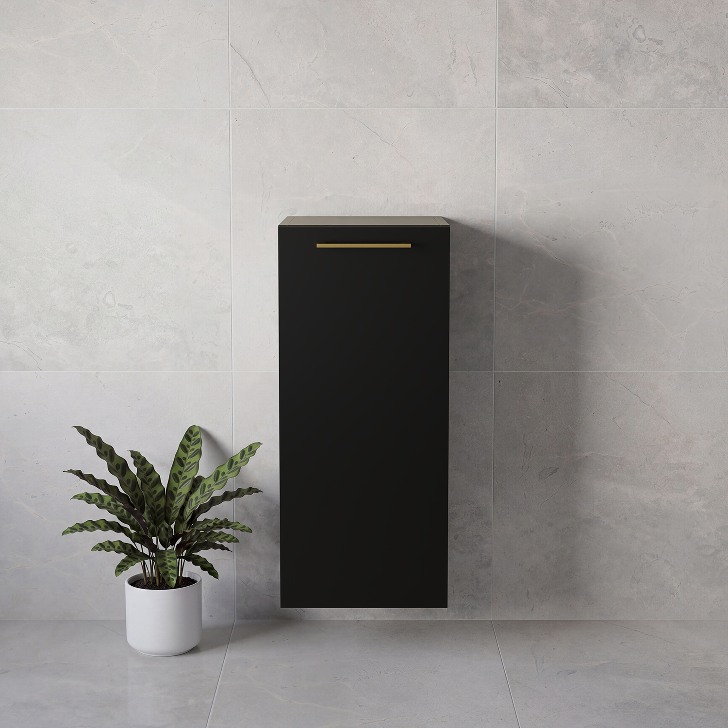 Napoli Wall Mounted Single Door Side Cabinet