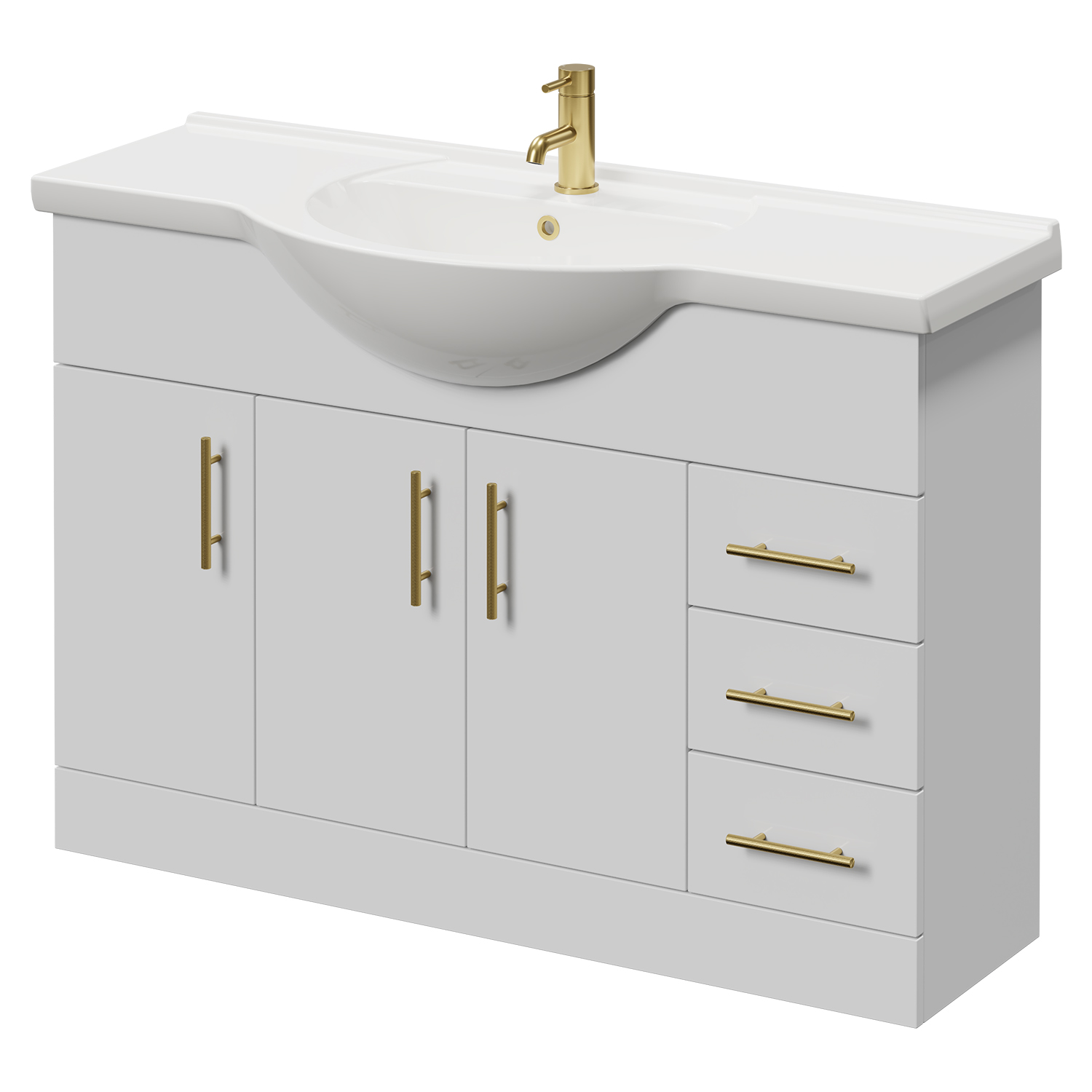 Alexander James 3 Door Vanity Unit