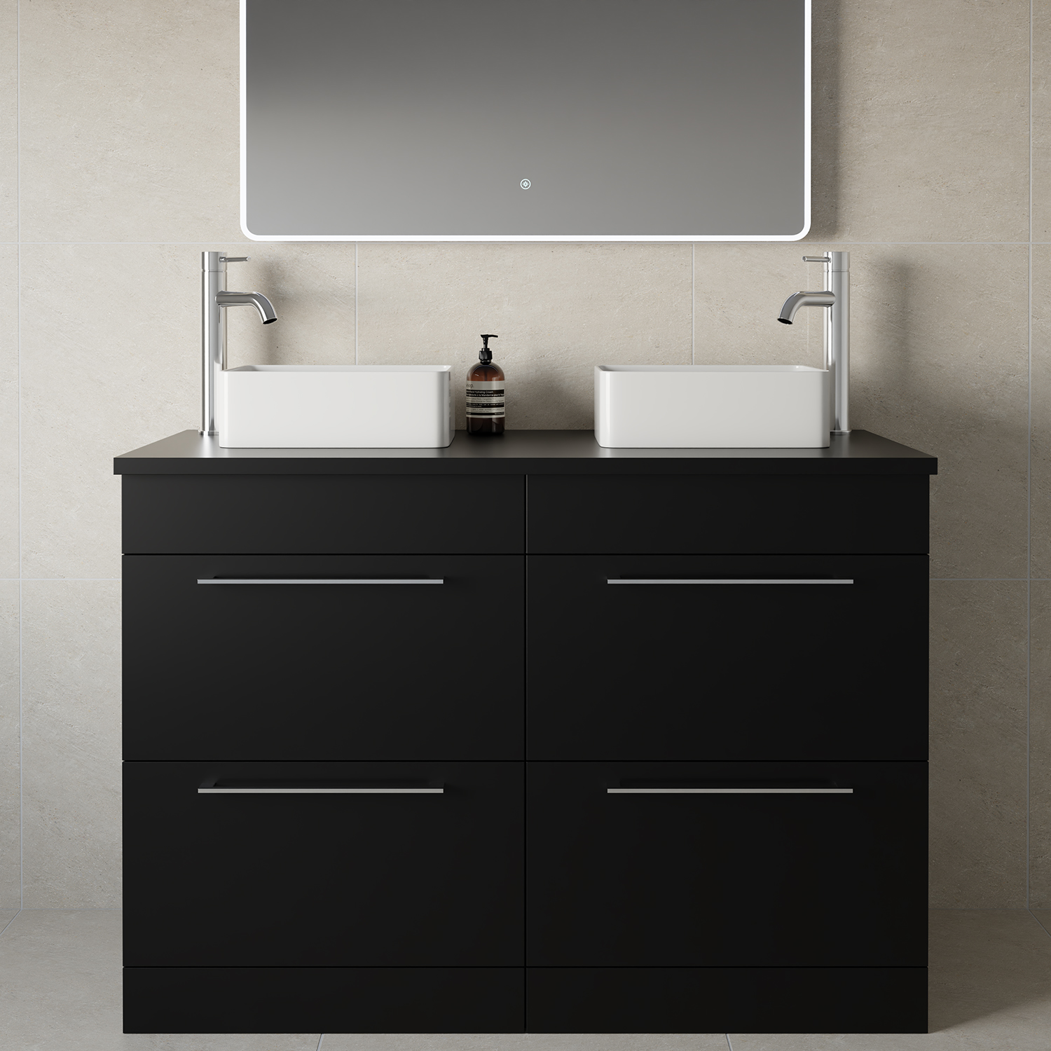 Napoli 460 4 Drawer Vanity Unit for Countertop Basins