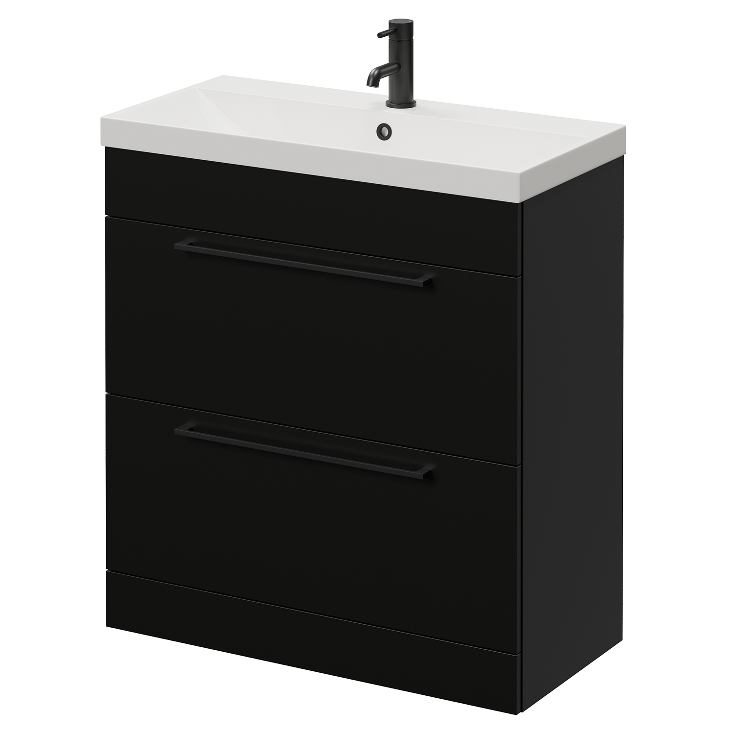 Napoli 390 2 Drawer Vanity Unit with Rimini Basin