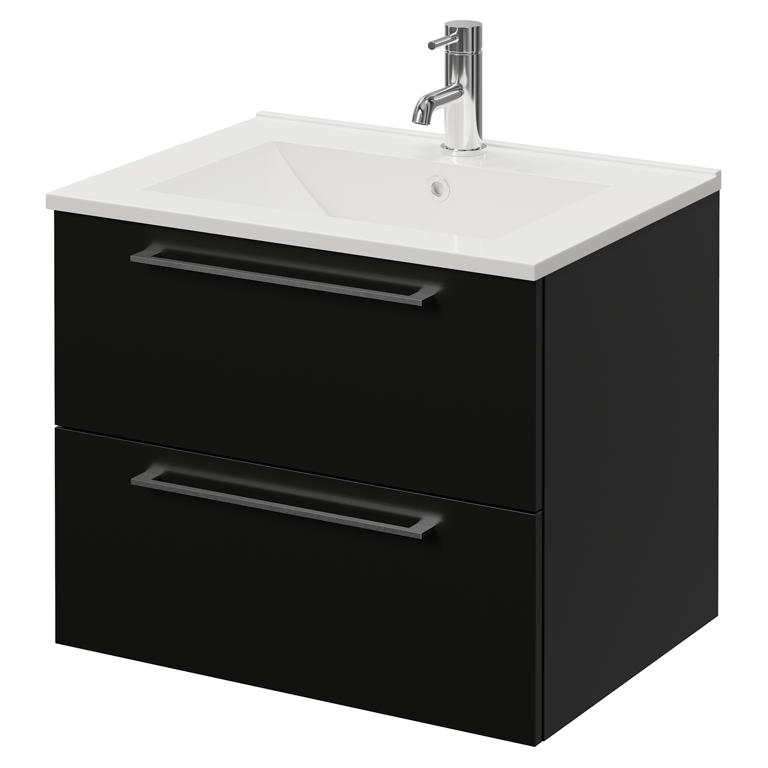 Napoli 460 Wall Mounted 2 Drawer Vanity Unit with Angel Basin