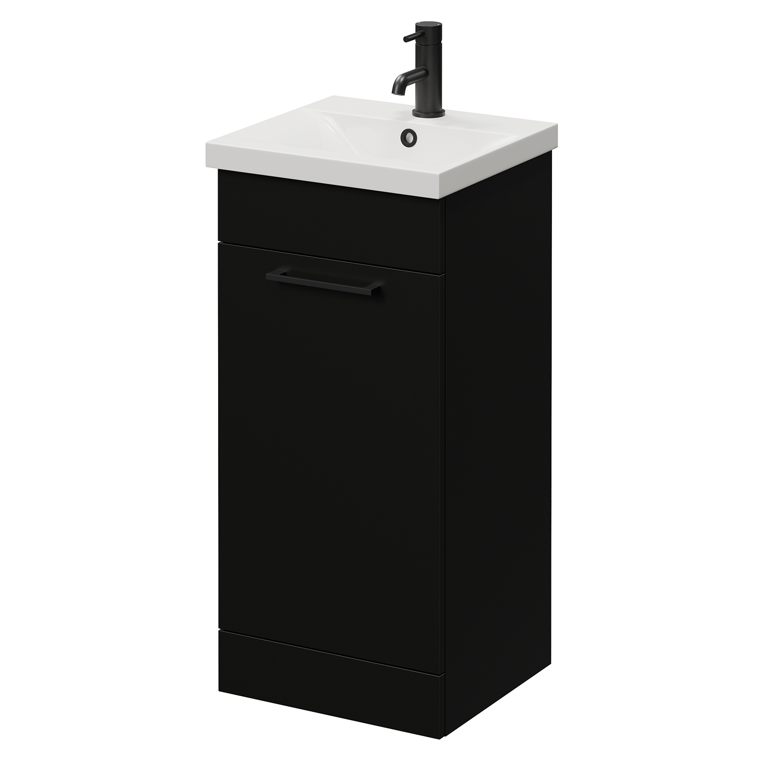 Napoli 390 Single Door Vanity Unit with Glide Basin
