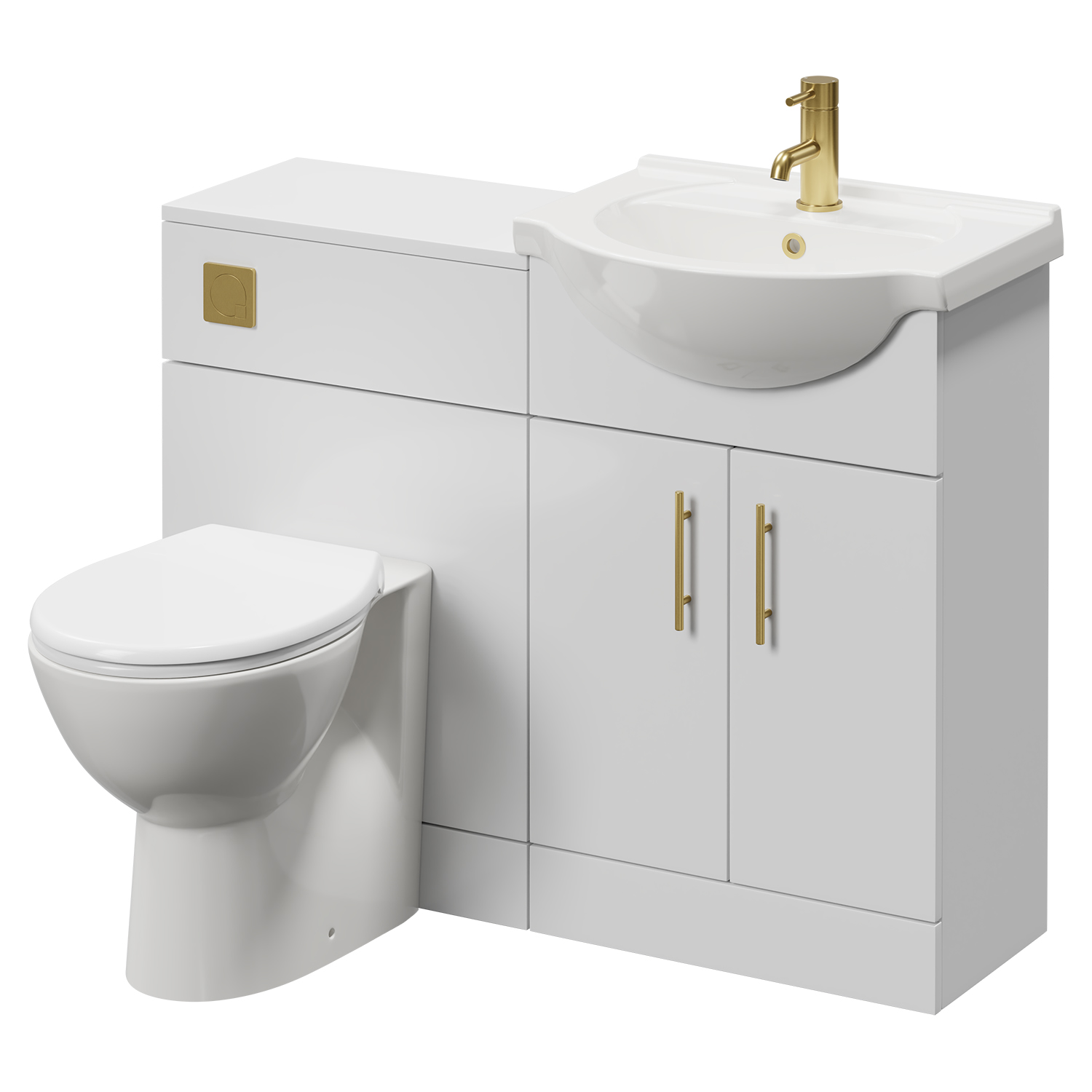 Alexander James 2 Door Vanity Unit Toilet Suite