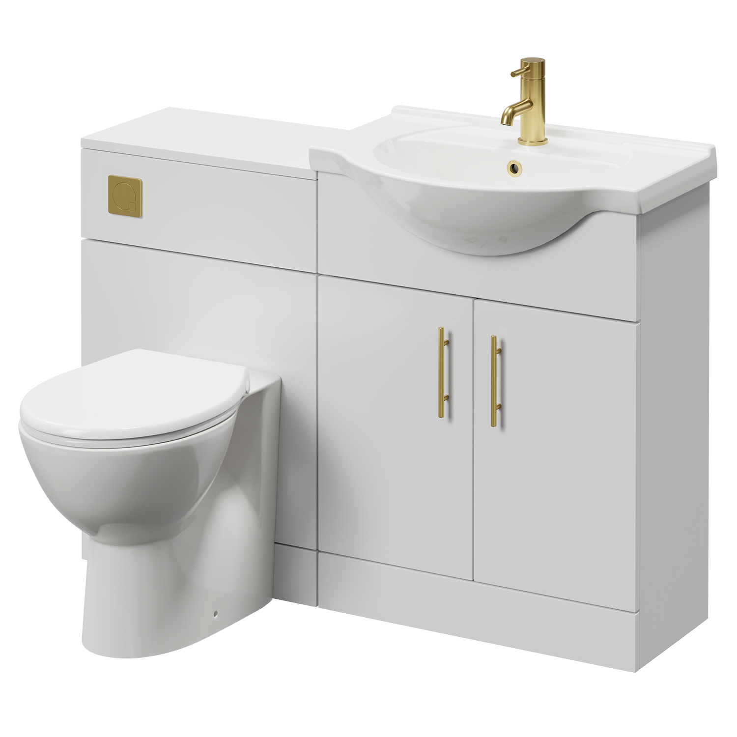 Alexander James 2 Door Vanity Unit Toilet Suite