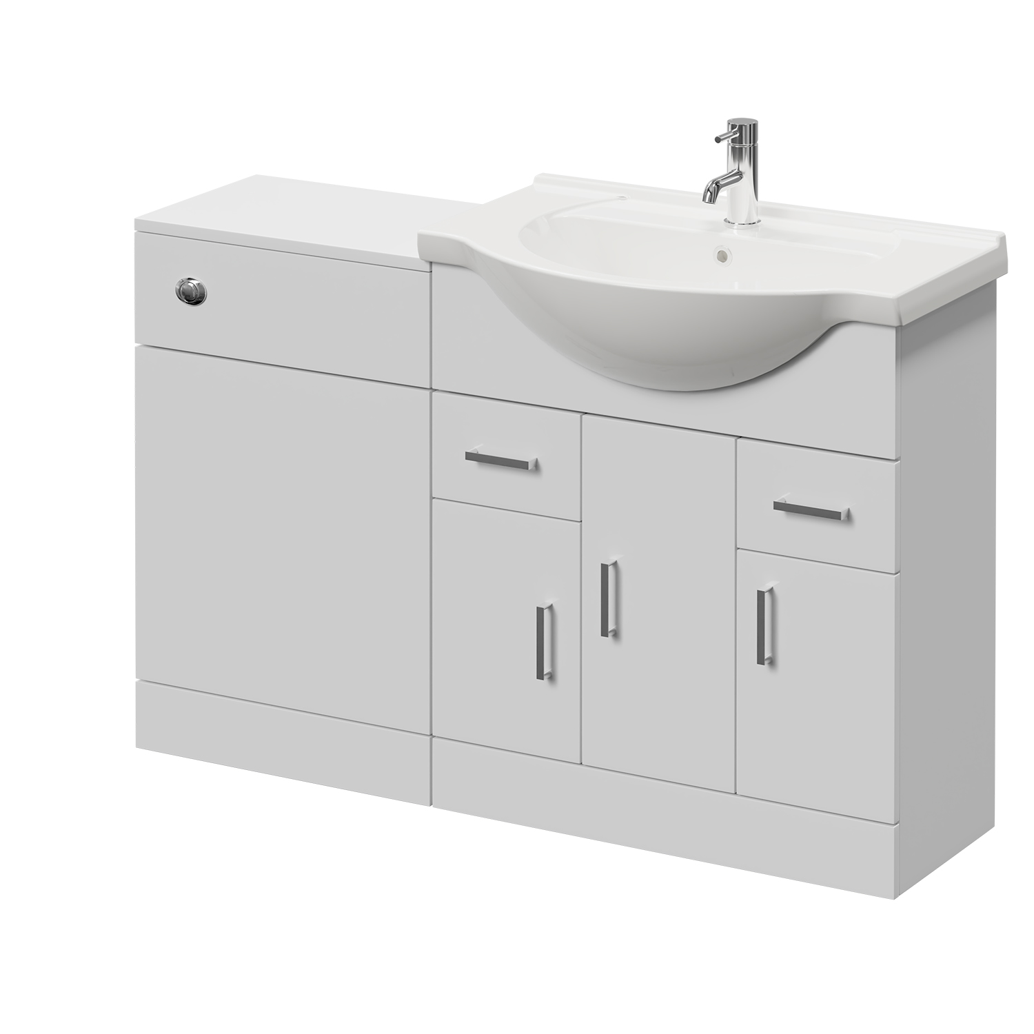 Alexander James 3 Door Vanity Unit Toilet Suite