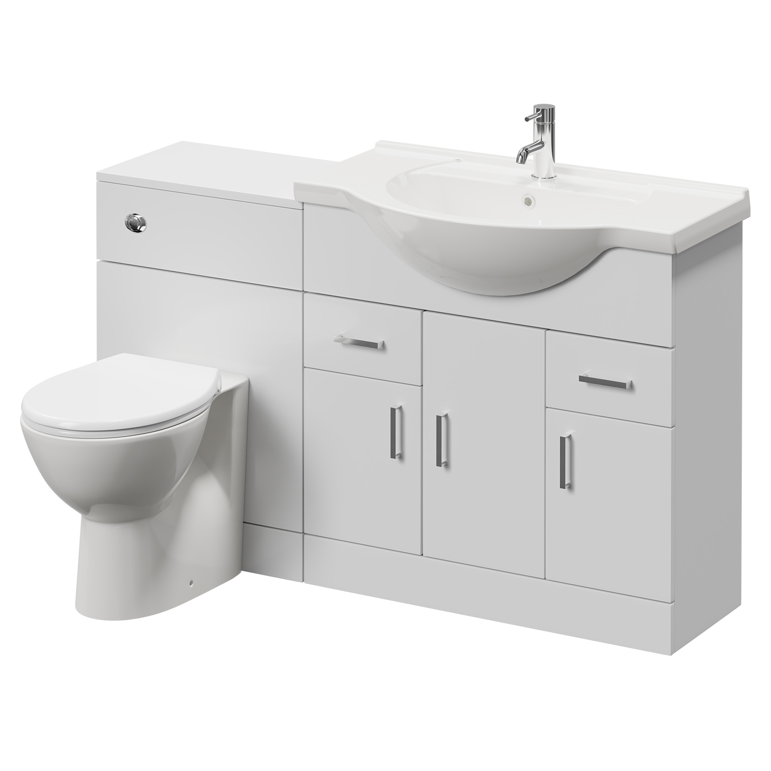 Alexander James 3 Door Vanity Unit Toilet Suite