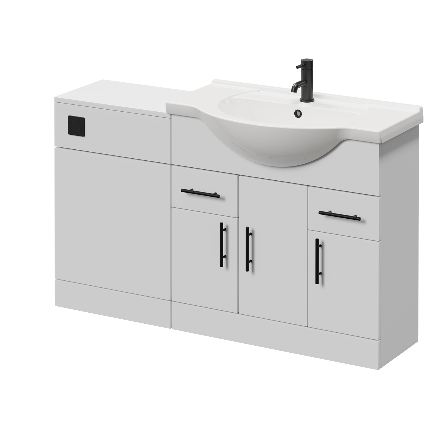 Alexander James 3 Door Vanity Unit Toilet Suite