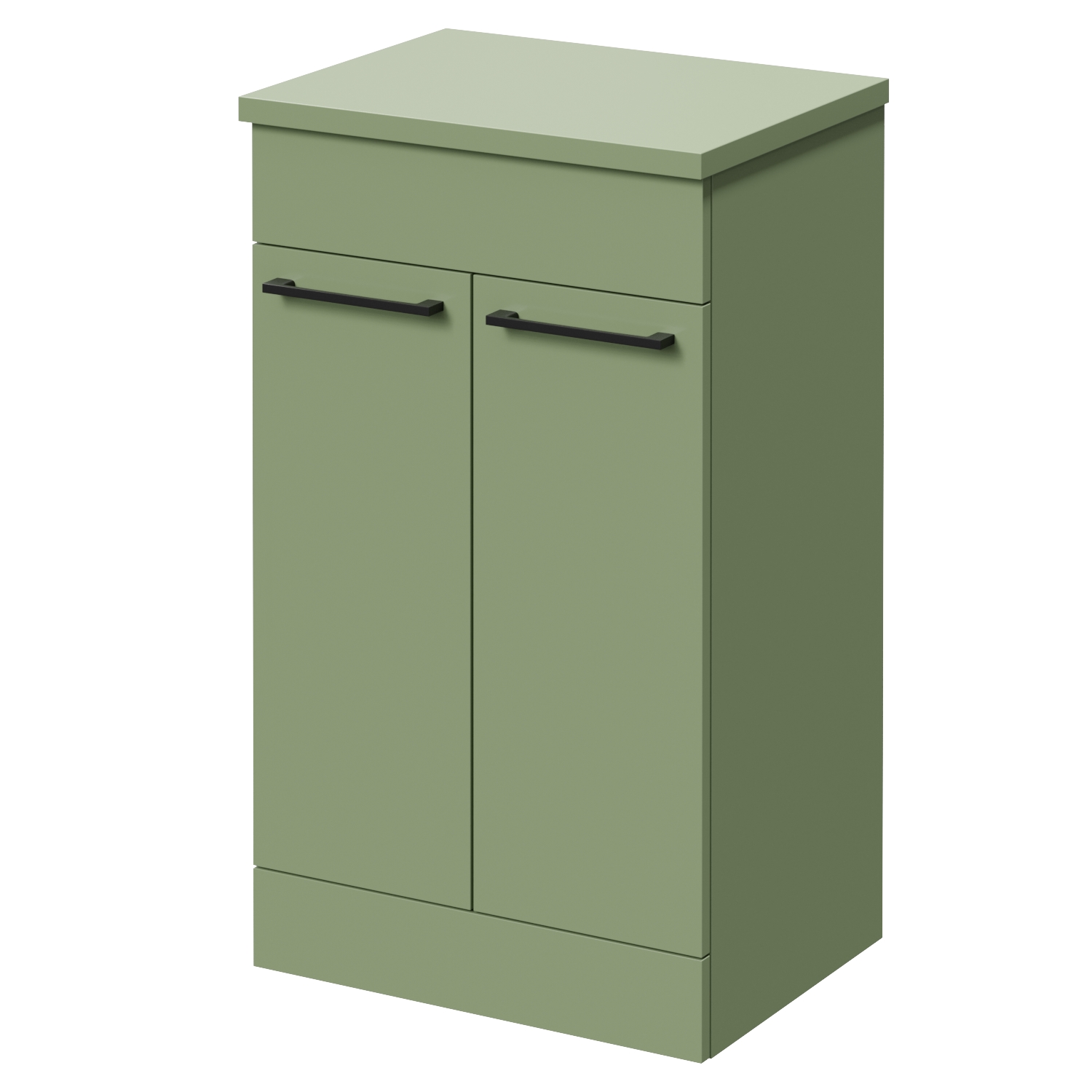 Napoli Olive Green 390 2 Door Vanity Unit For Countertop Basins | | Mdf | 500Mm