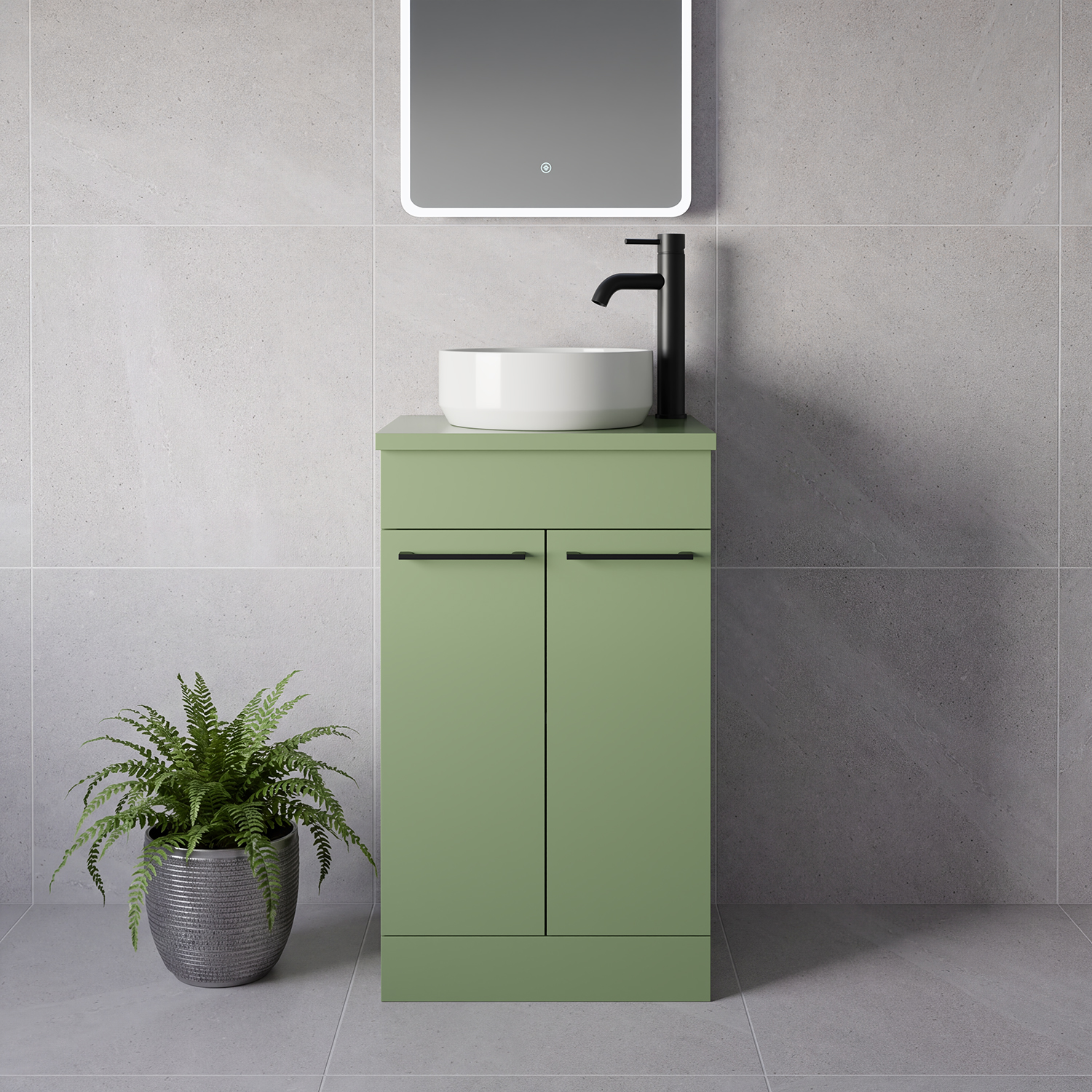 Napoli 390 2 Door Vanity Unit for Countertop Basins