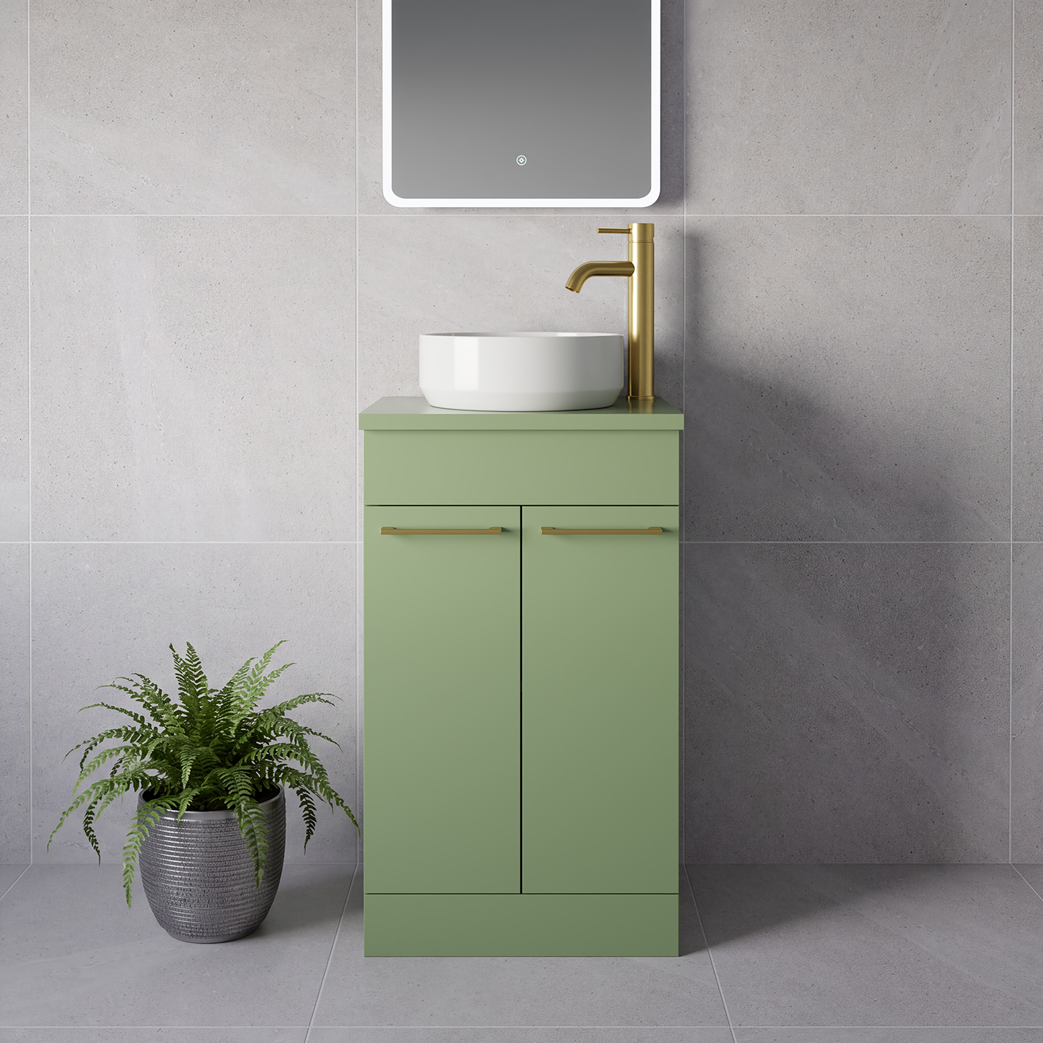 Napoli 390 2 Door Vanity Unit for Countertop Basins