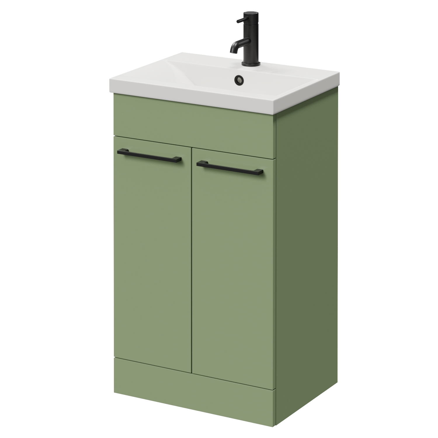 Napoli 390 2 Door Vanity Unit with Glide Basin
