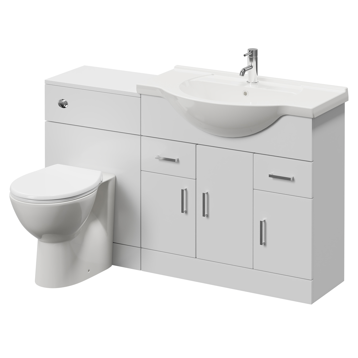 Alexander James 2 Door Vanity Unit Toilet Suite