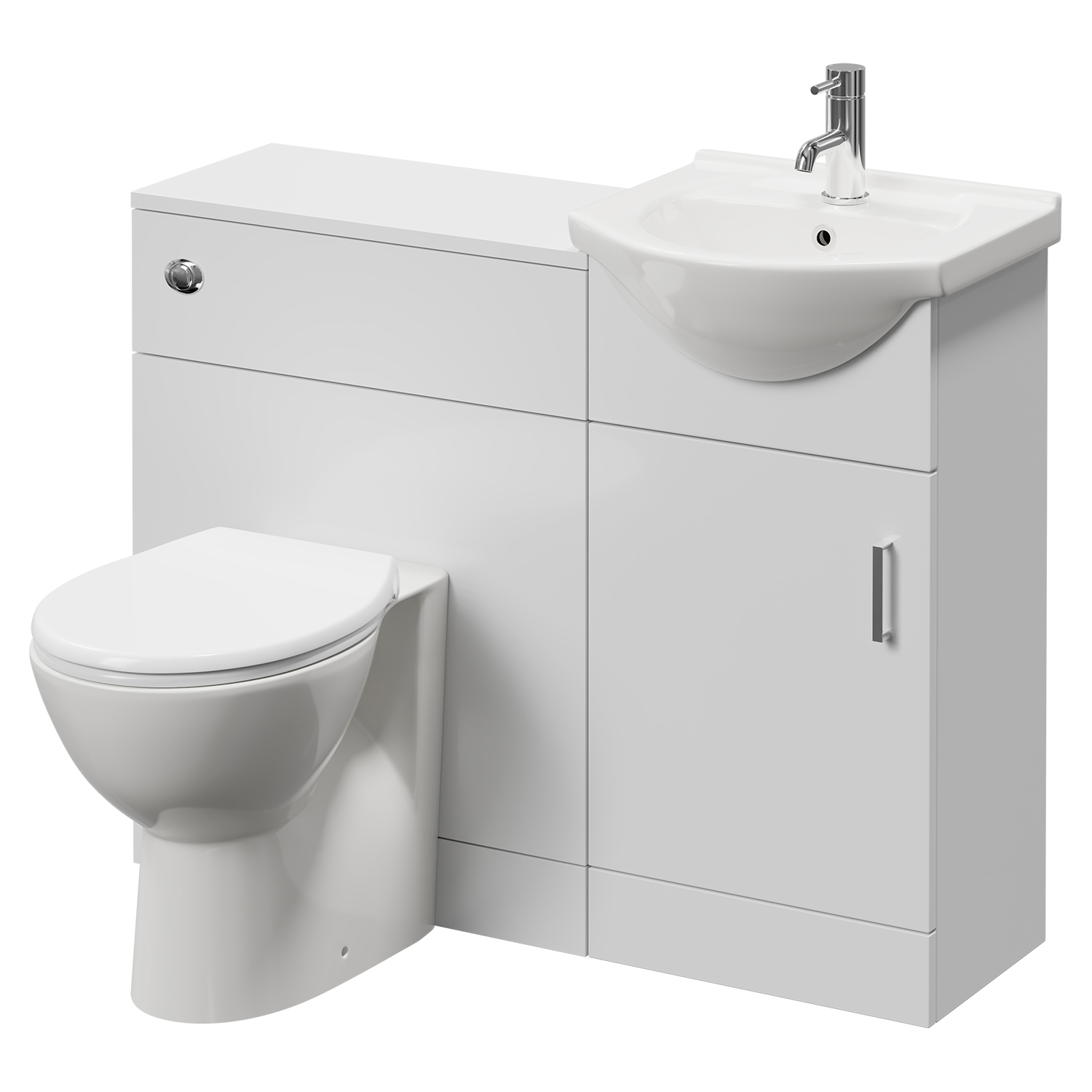Alexander James Cento Single Door Vanity Unit Toilet Suite