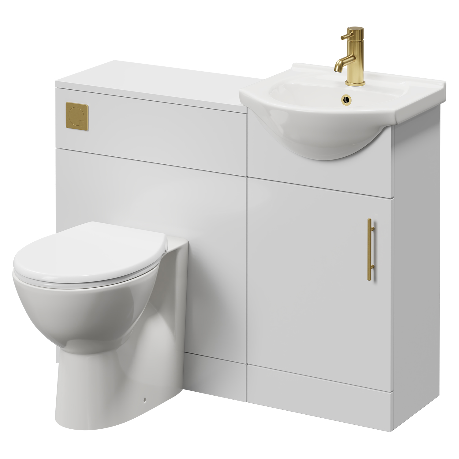 Alexander James Cento Single Door Vanity Unit Toilet Suite
