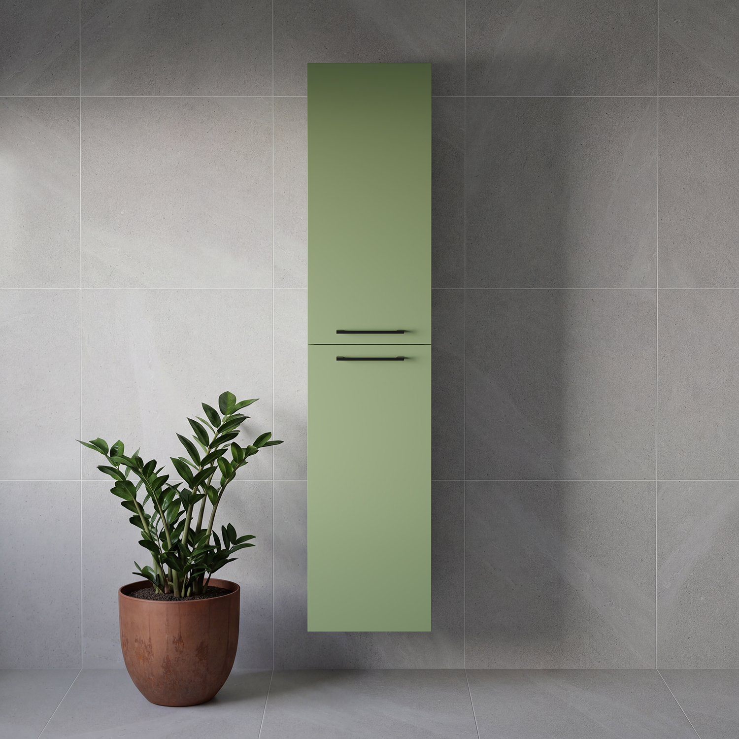 Napoli Wall Mounted 2 Door Storage Unit