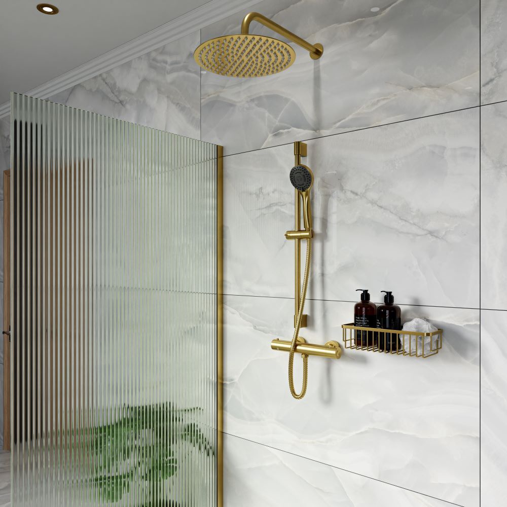 White marble porcelain wall tile