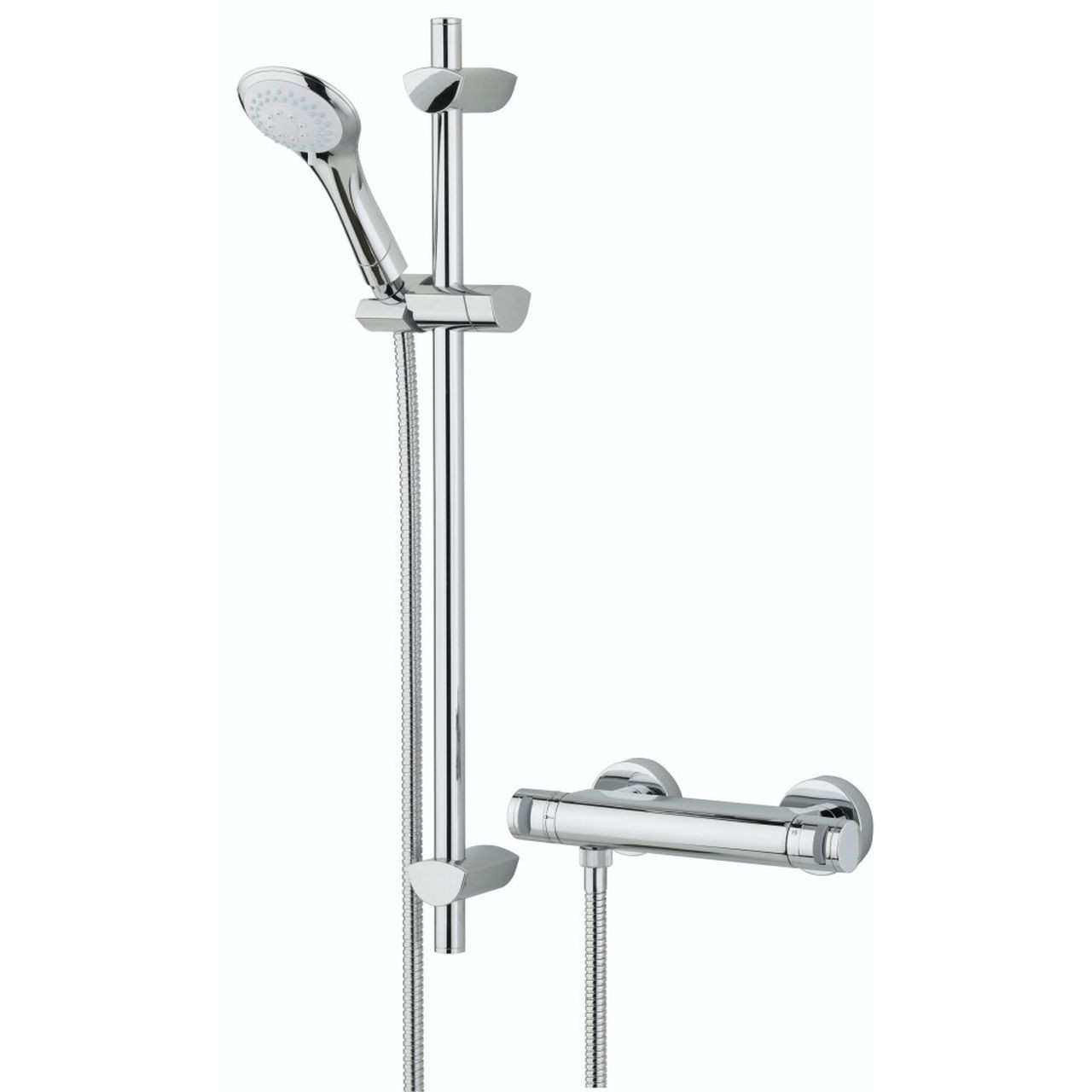 Bristan Artisan Thermostatic Surface Mounted Bar Shower Valve with Adjustable Riser and Fast Fit Connections