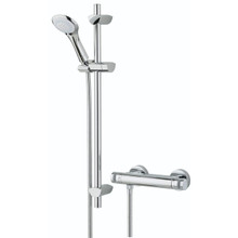 Bristan Artisan Thermostatic Surface Mounted Bar Shower Valve with Adjustable Riser and Fast Fit Connections, alternate view 2