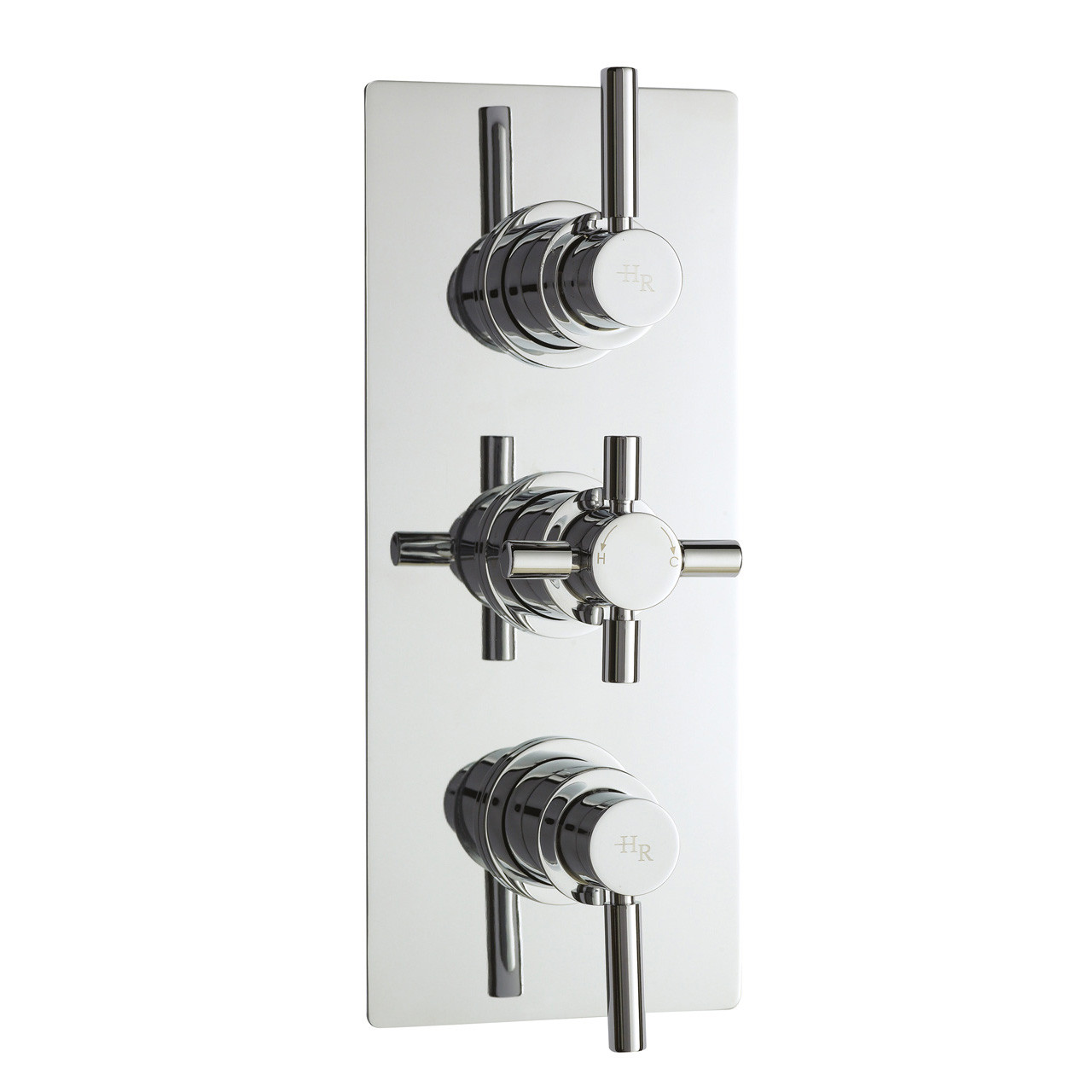 Hudson Reed Tec Triple Concealed Thermostatic Shower Valve and Diverter with 3 Outlets