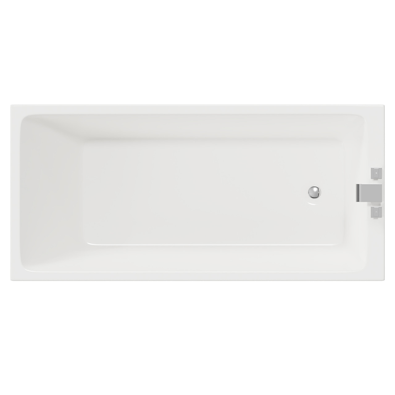 Slim Edge Straight Single Ended Bath