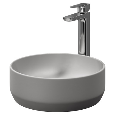 Wholesale Domestic Matt Grey Amadora Round Countertop Basin | | Ceramic | 350Mm X 350Mm