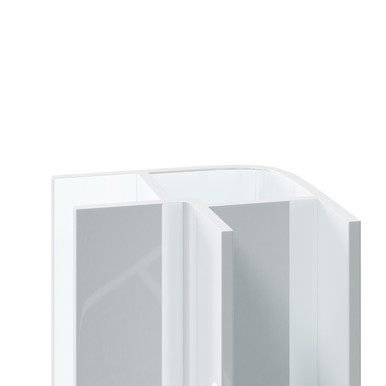 Wholepanel White Aluminium Wall Panel External Corner Trim | | 10Mm