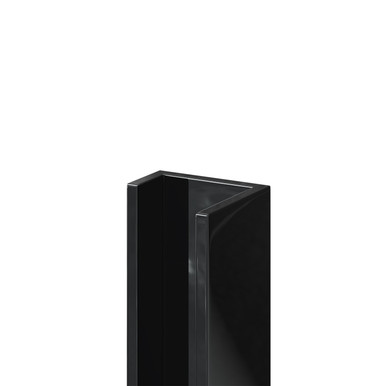Wholepanel Black Wall And Ceiling Panel U Trim | | Plastic | 5Mm