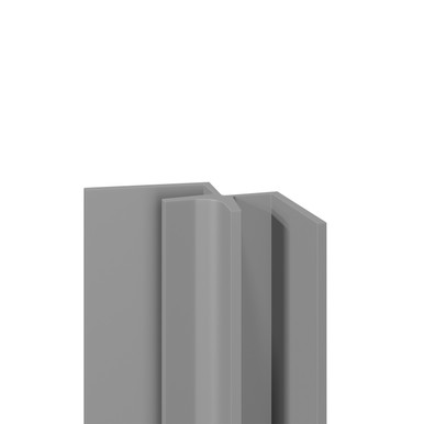 Wholepanel Grey Wall And Ceiling Panel Internal Corner Trim | | Plastic | 5Mm
