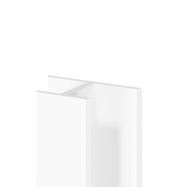Wholepanel White Wall Panel H Joint Trim | | Plastic | 10Mm