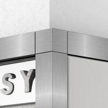 Tileasy Effect Boxed Metal Tile Trim Corner, alternate view 2