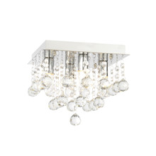 Forum Spa Orlando 4 Lamp Square Flush Ceiling Light, alternate view 2