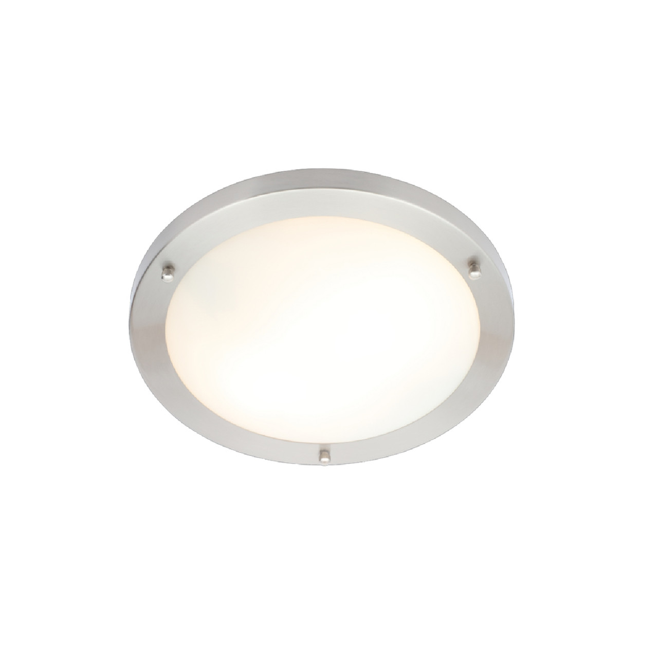 Forum Polished Chrome Spa Delphi Large 2 X E14 Flush Ceiling Light | | Steel | 310Mm