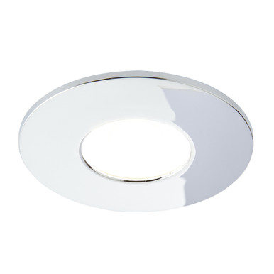 Forum Polished Chrome Spa Como Fire-Rated Ip65 8W Led Fixed Bathroom Downlight | | Steel | 68Mm