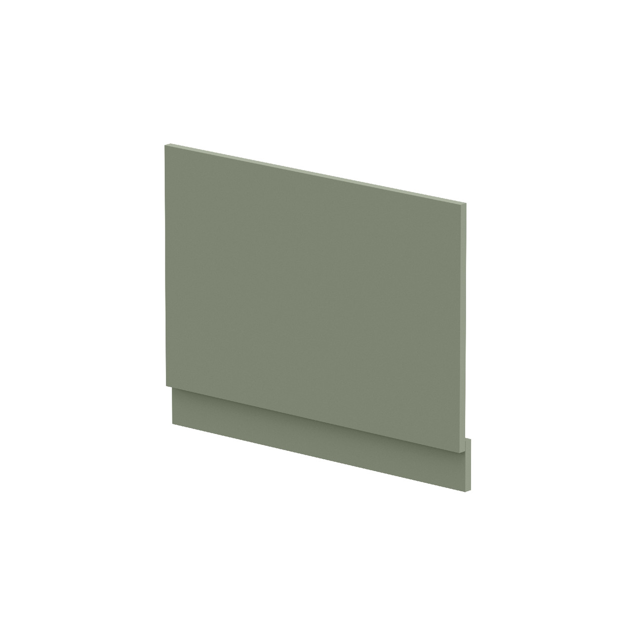 Nuie Satin Green End Bath Panel With Plinth | | Mfc | 750Mm