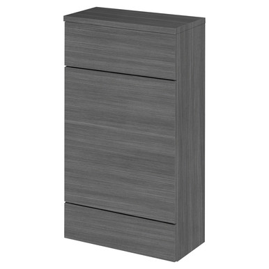 Hudson Reed Anthracite Fusion Compact Woodgrain Combination Toilet Unit With Worktop | | Mdf | 500Mm Small