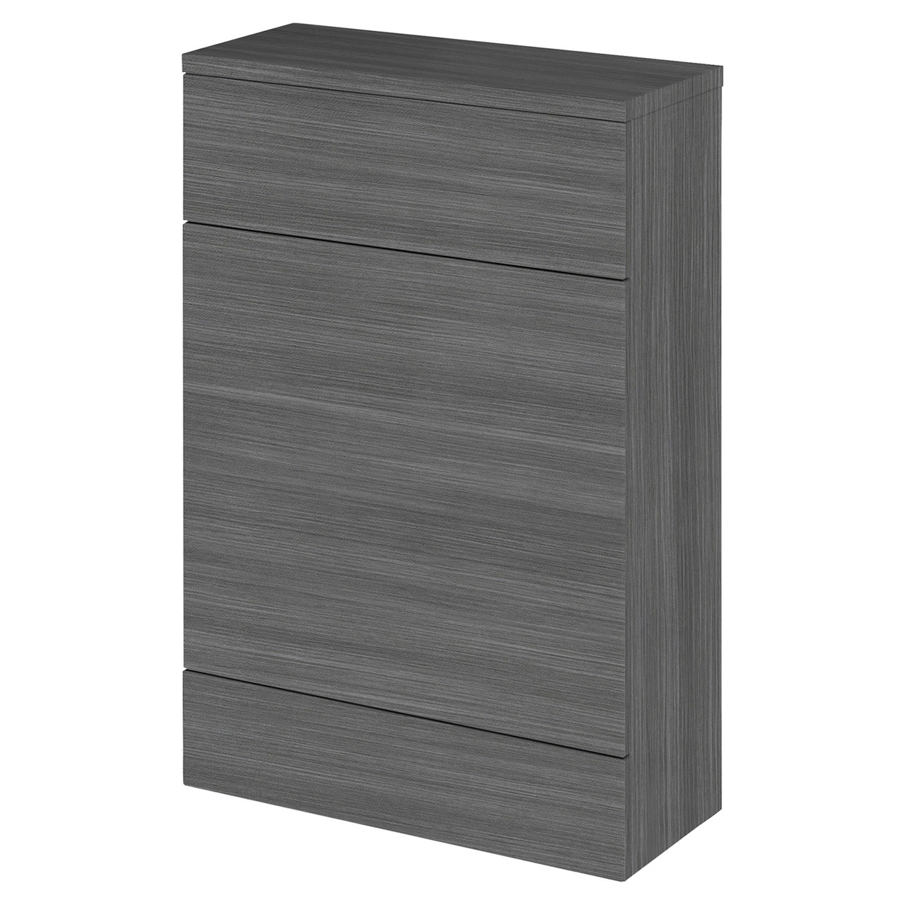Hudson Reed Anthracite Fusion Compact Woodgrain Combination Toilet Unit With Worktop | | Mdf | 600Mm