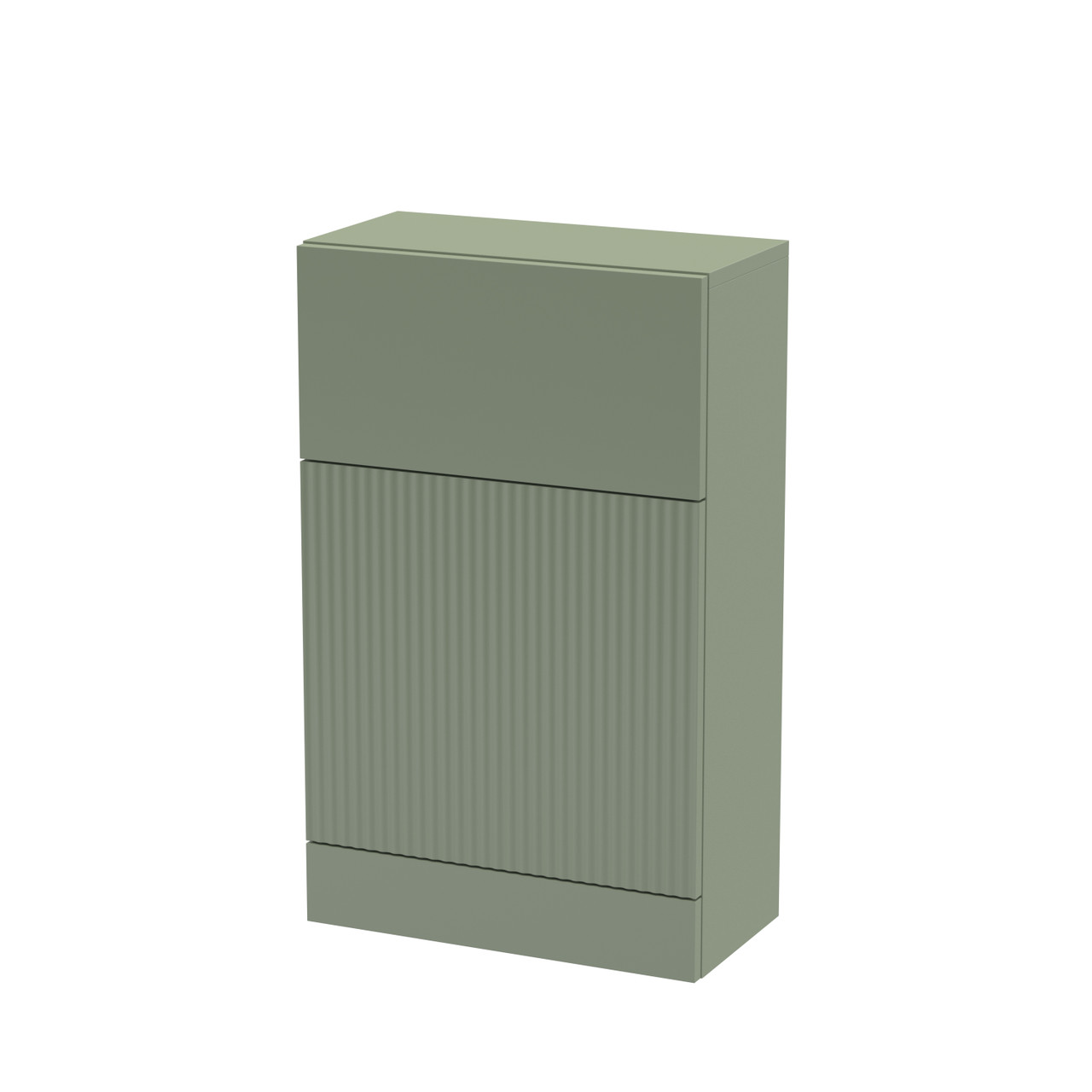 Hudson Reed Satin Green Fluted Toilet Unit | | Mdf | 500Mm