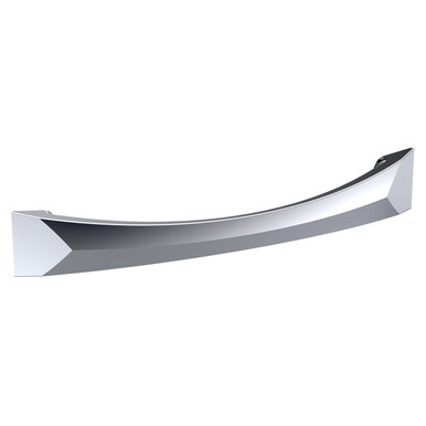 Nuie Satin Nickel Bow Furniture Handle With 128Mm Hole Centres | | Zinc Alloy | 152Mm