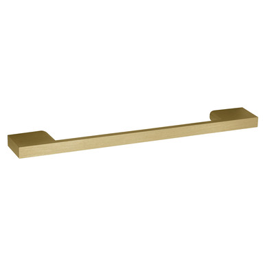 Nuie Brushed Brass D Shaped Furniture Handle With 160Mm Hole Centres | | Zinc Alloy | 191Mm