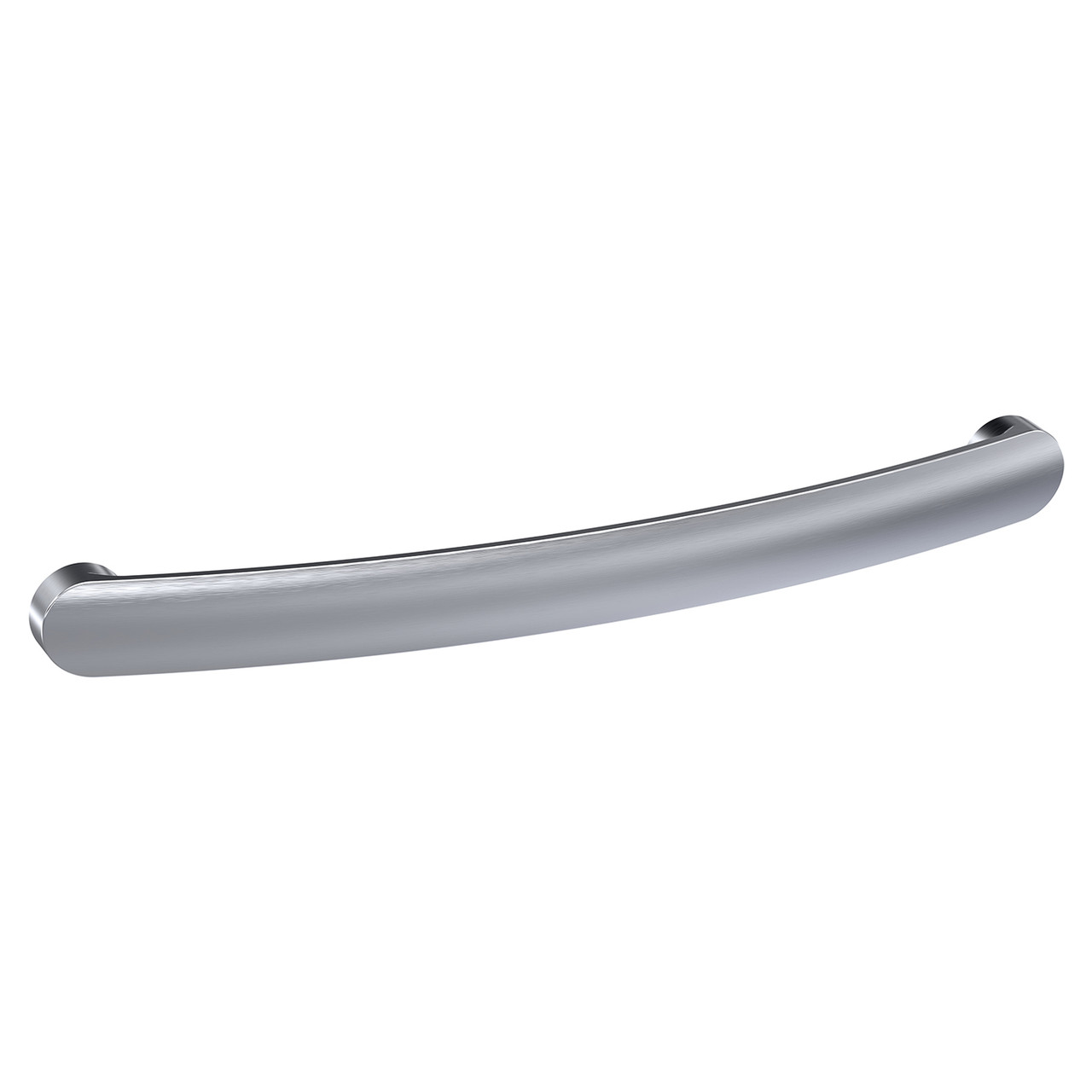 Nuie Chrome D Shaped Furniture Handle With 192Mm Hole Centres | | Zinc Alloy | 211Mm