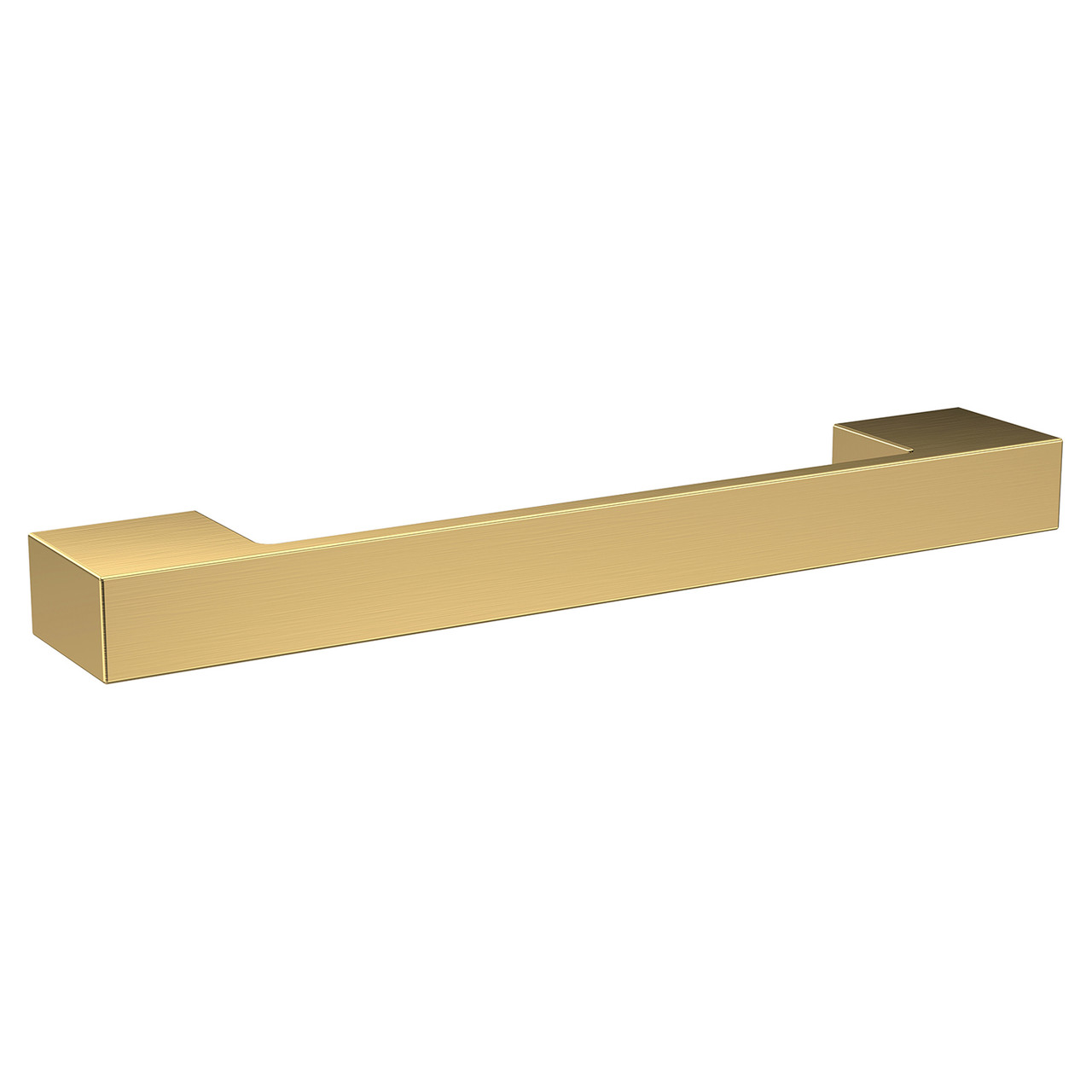 Nuie Brushed Brass D Shaped Furniture Handle With 128Mm Hole Centres | | 150Mm