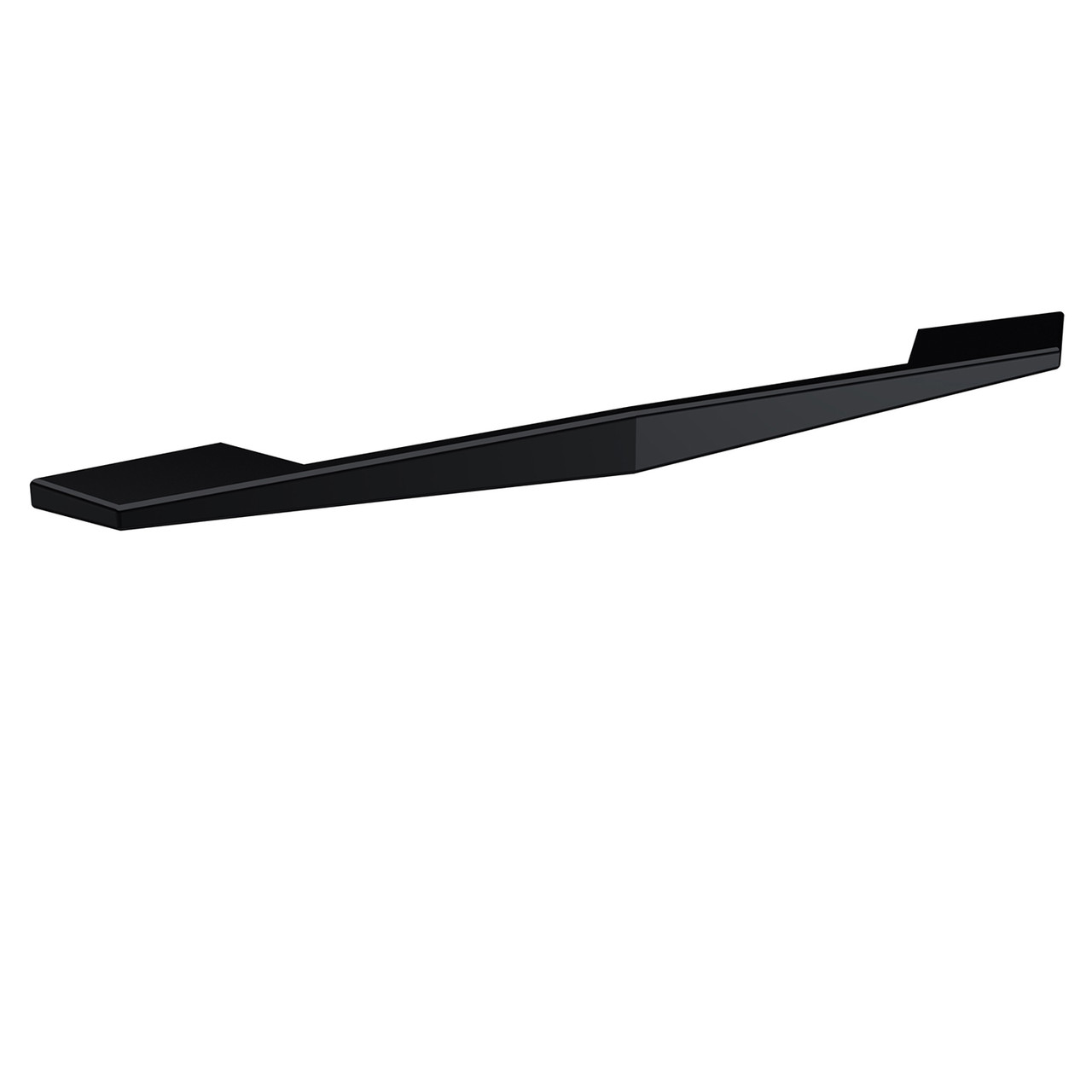Nuie Matt Black D Shaped Furniture Handle With 224Mm Hole Centres | | Zinc Alloy | 256Mm
