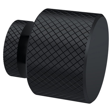 Nuie Matt Black Knurled Knob Furniture Handle | | 30Mm Size 5